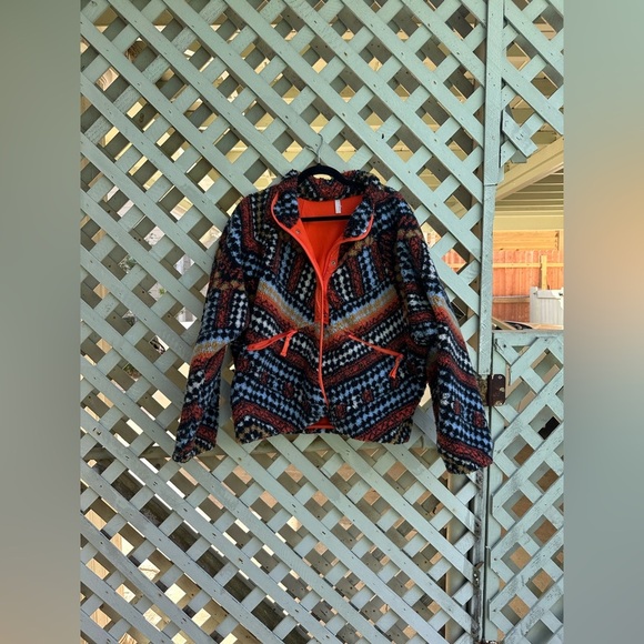 Free people Hit The Slopes Printed Fleece Jacket - Picture 5 of 7